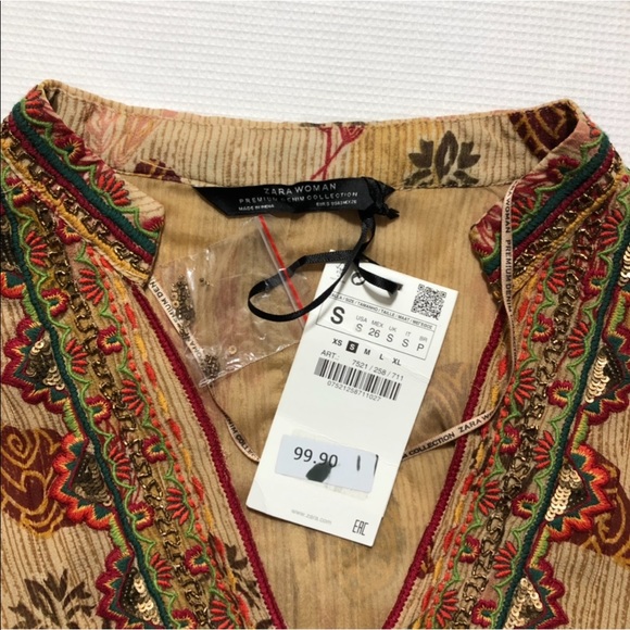 Zara Floral Dress-c2 - Picture 7 of 8